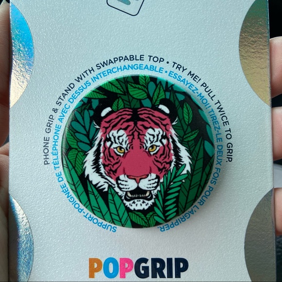 NWT Popsockets tropical tiger pop socket - Picture 3 of 5